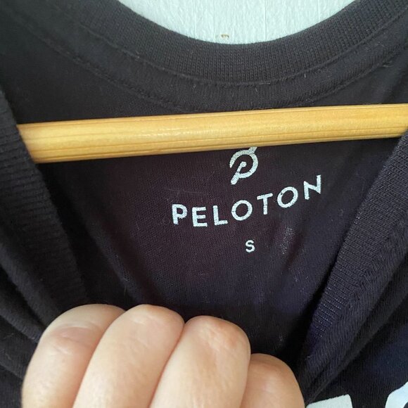Peloton T-shirt Womens Small Black Activewear Tee Cycling Century 100 - Picture 2 of 5